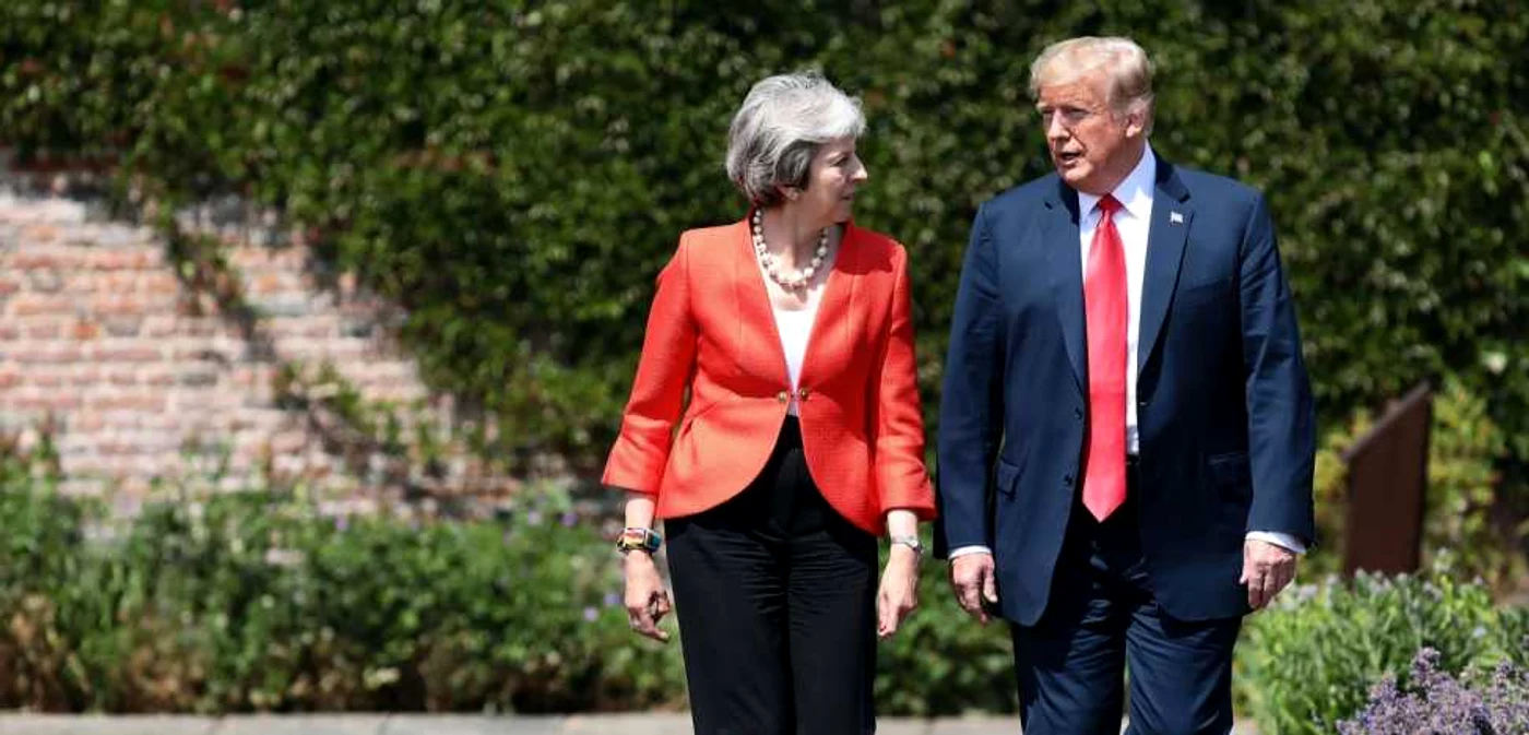 Theresa May şi Donald Trump Foto: EPA/EFE