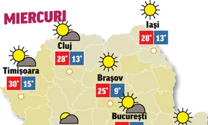 Prognoza meteo 20 mai anunță temperaturi ridicate în toată țara jpeg