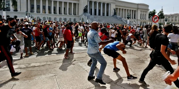 Proteste Cuba FOTO EPA-EFE