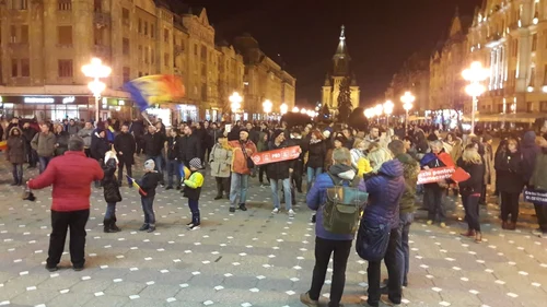 Miting la Timişoara FOTO Ş.Both
