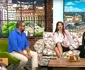 Nicoleta Luciu și Iuliana Luciu la Cătălin Măruță la Pro TV. FOTO: captură de ecran