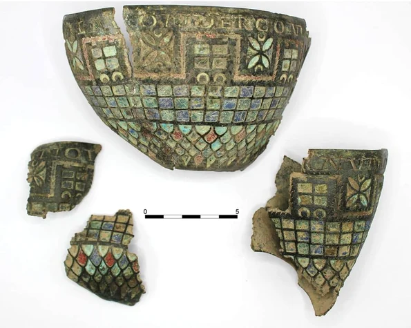 „Cupa Berlanga” a fost descoperită spartă în patru bucăți (© Roberto De Pablo)