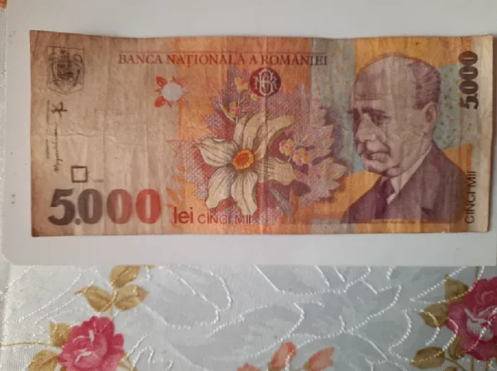 Bancnota se vinde cu 15.000 de euro / foto: olx.ro