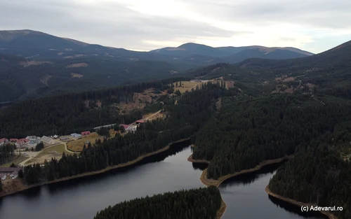 Lacul Oasa, imagini aeriene Foto Daniel Guță ADEVĂRUL (7) JPG