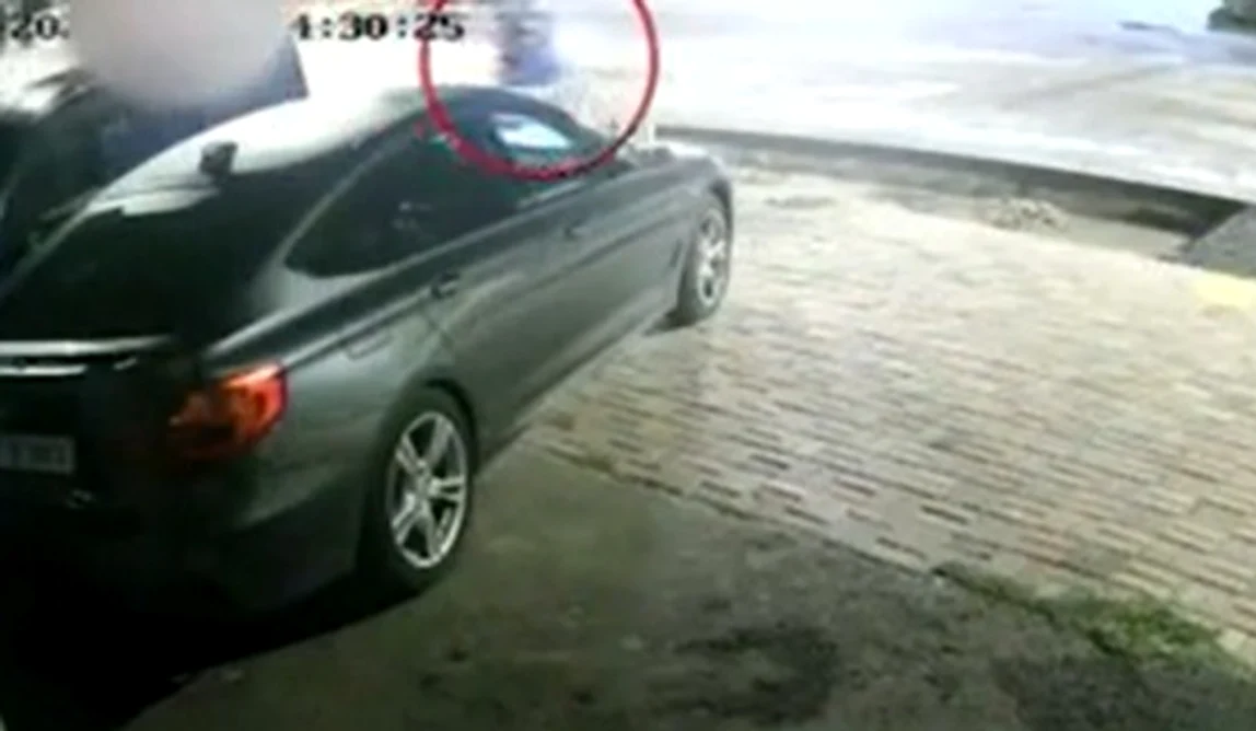 Accidentul, surprins pe camerele video din zonă FOTO: captura video