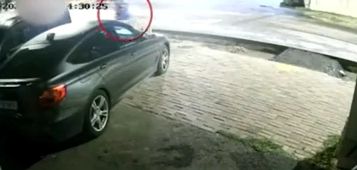 Momentul impactului a fost surprins de o cameră. FOTO captură video Antena 3 CNN