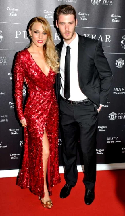 Edurne şi David de Gea  foto getty