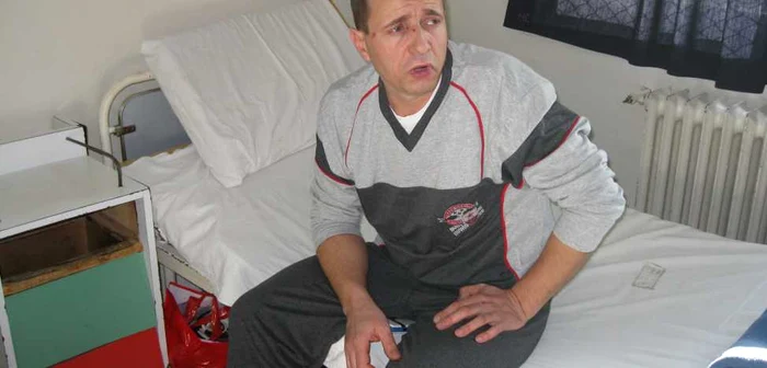Bărbatul este internat în spital Foto: Adrian Obreja