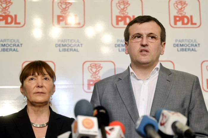 Monica Macovei şi Cristian Preda FOTO Mediafax