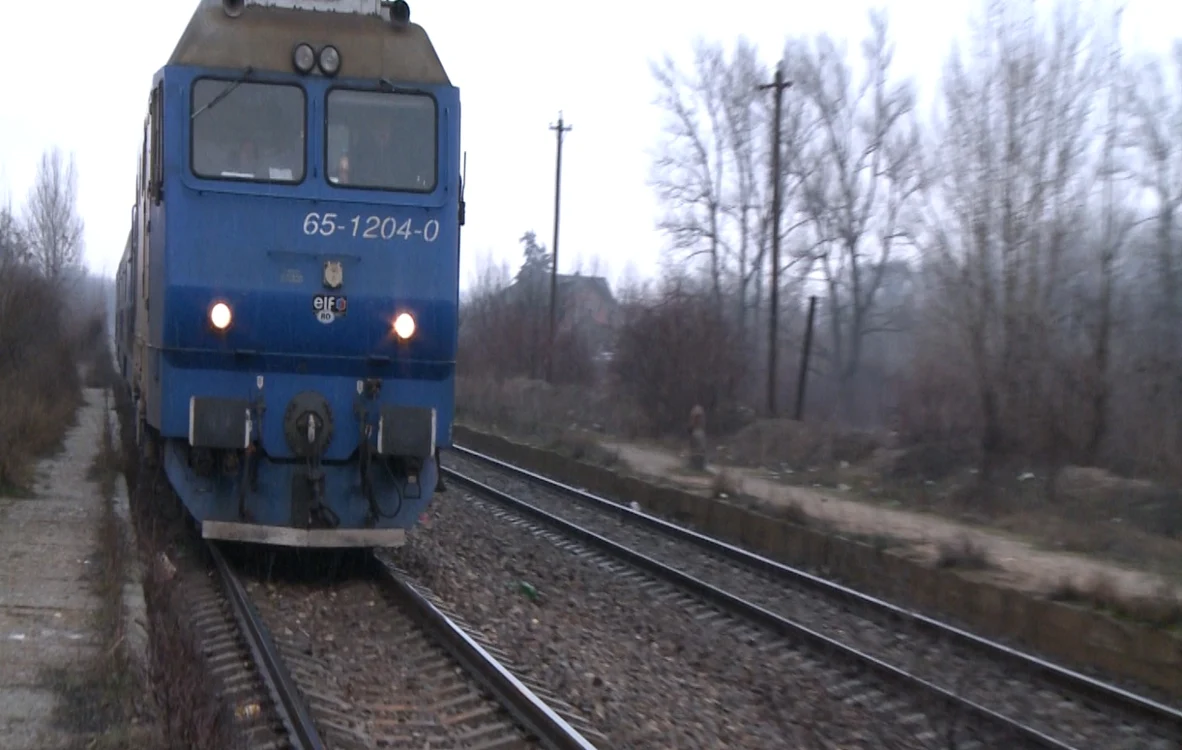 Un marfar a deraiat în Bistriţa-Năsăud