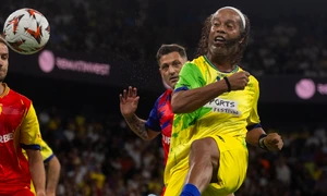 Ronaldinho, la Cluj-Napoca. Foto Facebook Sports Festival