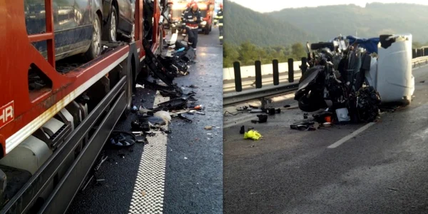 accident pe autostrada foto drdp timisoara