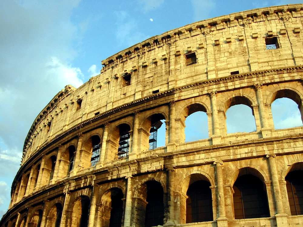 roman colosseum with moon jpg jpeg