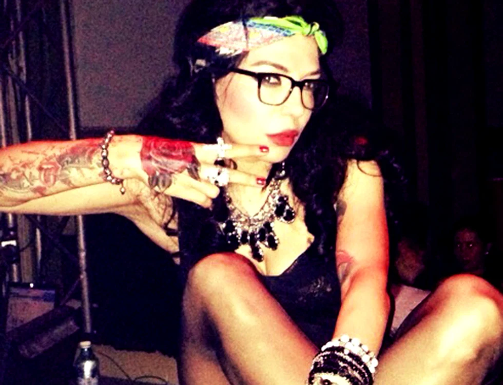 
    DJ Wanda, pe numele real Maria Mihaela Cojocaru, are șapte tatuaje, dar nu vrea să se oprească aicifoto: arhiva personală  