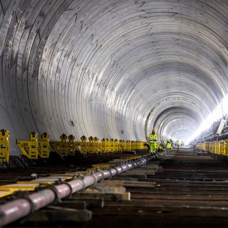 Tunelul Brenner FOTO Facebook / Galleria di Base del Brennero - Brenner Basistunnel BBT SE
