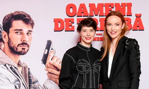 Crina Semciuc si Olimpia Melinte la premiera filmului Oameni de treaba foto Doria Dragusin jpg