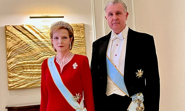 Majestatea Sa Margareta si Principele Radu la nunta din Iordania 2023   Casa Regala (1) jpg