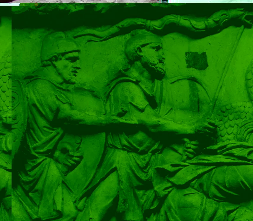 Stindardul Dacilor Columna lui Traian FOTO istoriesinumismatica.com