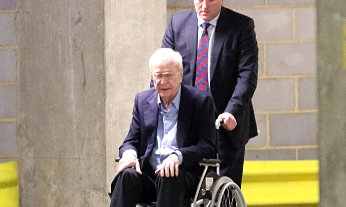 Exclusive: Sir Michael Caine spotted in a wheelchair jpeg