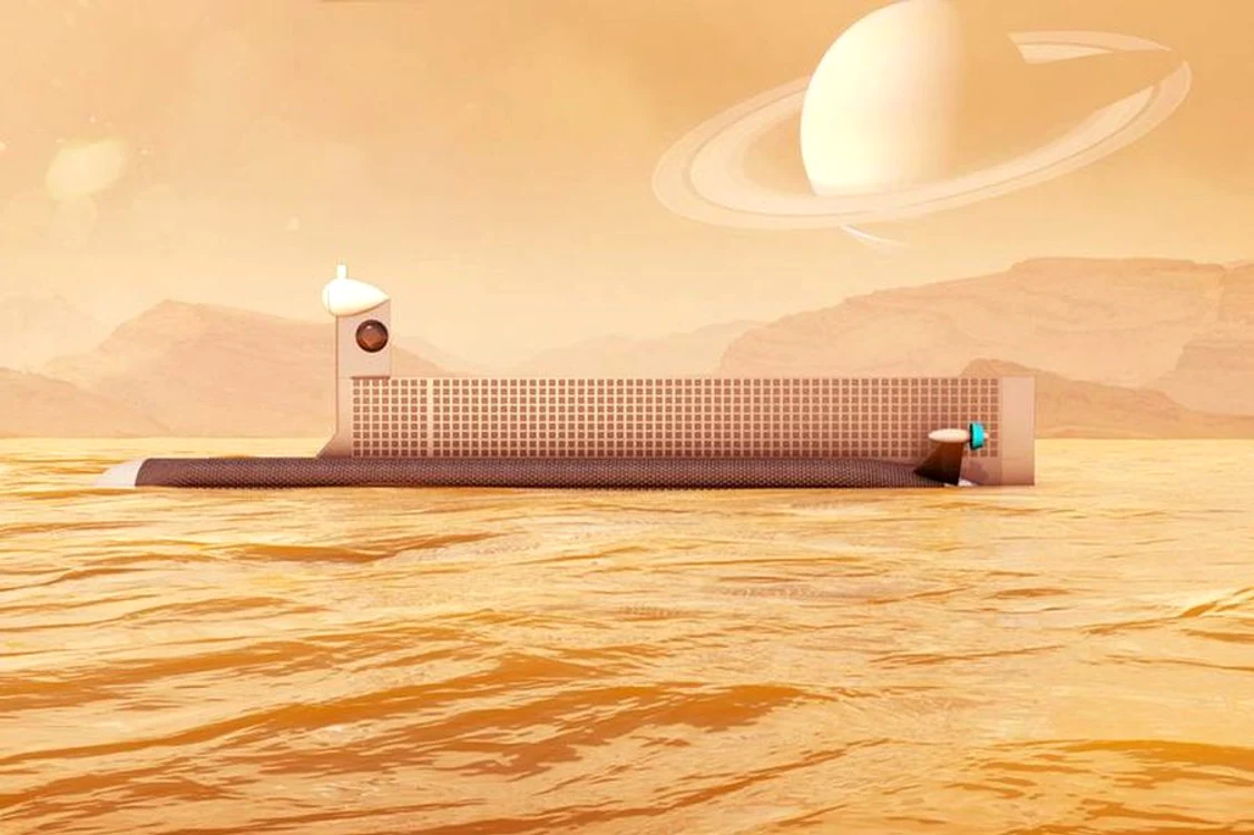 
    Submarinele ar putea fi folosite pentru a explora mările de pe Titan, satelitul planetei SaturnFoto: descopera.ro  