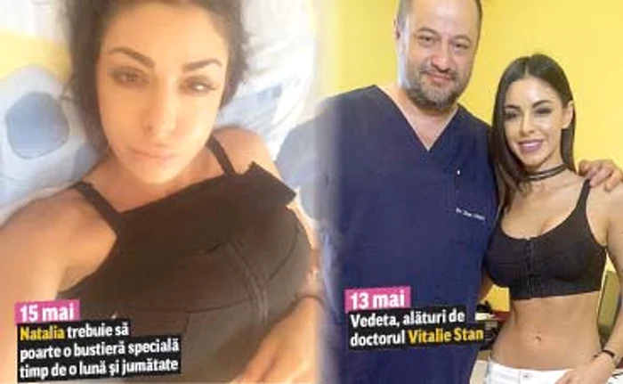 Natalia Mateuţ şi-a pus sâmbătă silicoane de 300 de mililitri