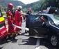 Accident pe Valea Oltului DN7-E81 la graniţa dintre Vâlcea şi Sibiu - patru maşini implicate o victimă încarcerată şi încă opt cu diverse leziuni Foto Adevărul