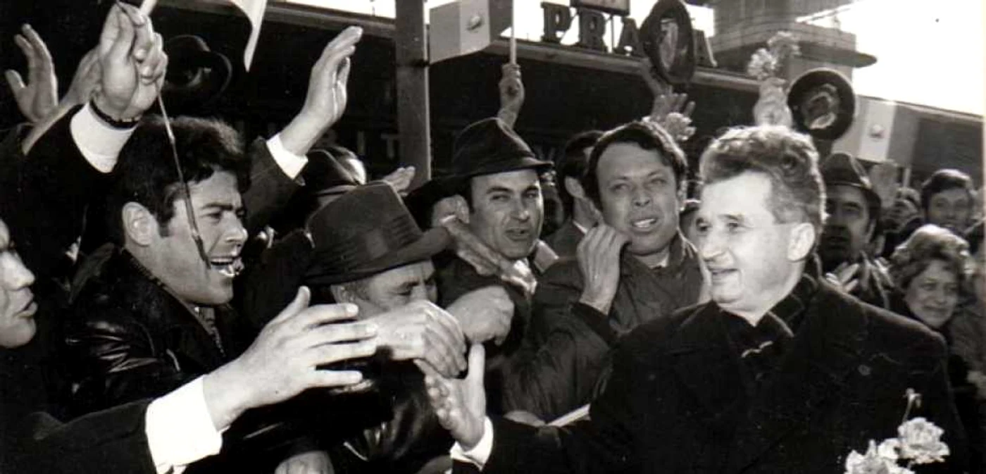 Ceauşescu, în timpul vizitei în Cehoslovacia, în martie 1973. FOTOTECA ONLINE