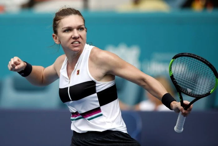 Simona Halep la Miami Open 2019FOTO: EPA