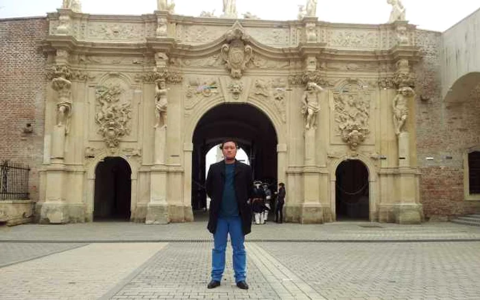 Shan Jian, într-o mică excursie la Alba Iulia FOTO: arhivă personală