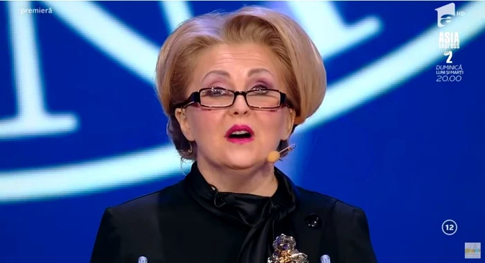 Actriţa Irena Boclincă, devenită celebră în rolul „Viorica Dăncilă“ într-un număr de parodie