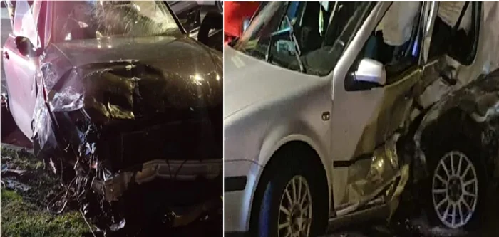 Impact violent între două autoturisme, la Sibiu Foto captură video Sibiu Independent