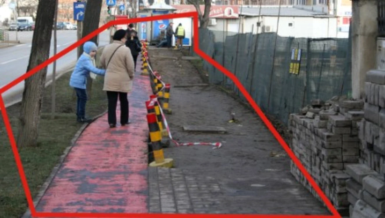 Tratuar surpat în Iaşi FOTO Asociaţia Prietenii Tramvaiului Iaşi