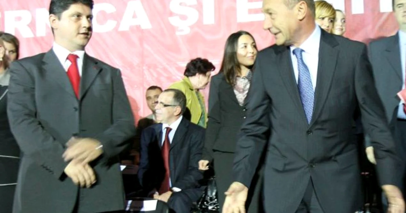 Titus Corlăţean şi Traian Băsescu