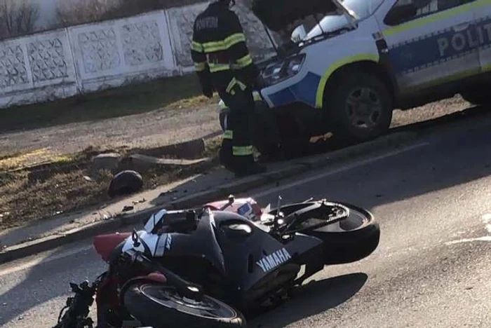 Accidentul de pe strada Polonă FOTO Facebook/Infotrafic