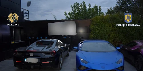 Procurorii au pus sechestru pe 16 bolizi de lux după reținerea fraților Tate FOTO Diicot