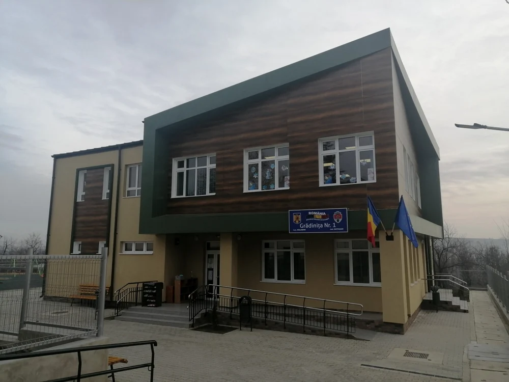 Grădiniţa din comuna Băluşeni FOTO Cosmin Zamfirache