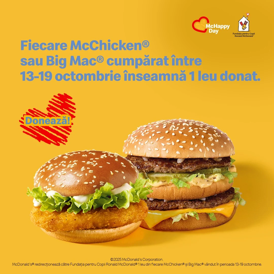 McHappy Day® 2025: fapte bune care țin familiile împreună
