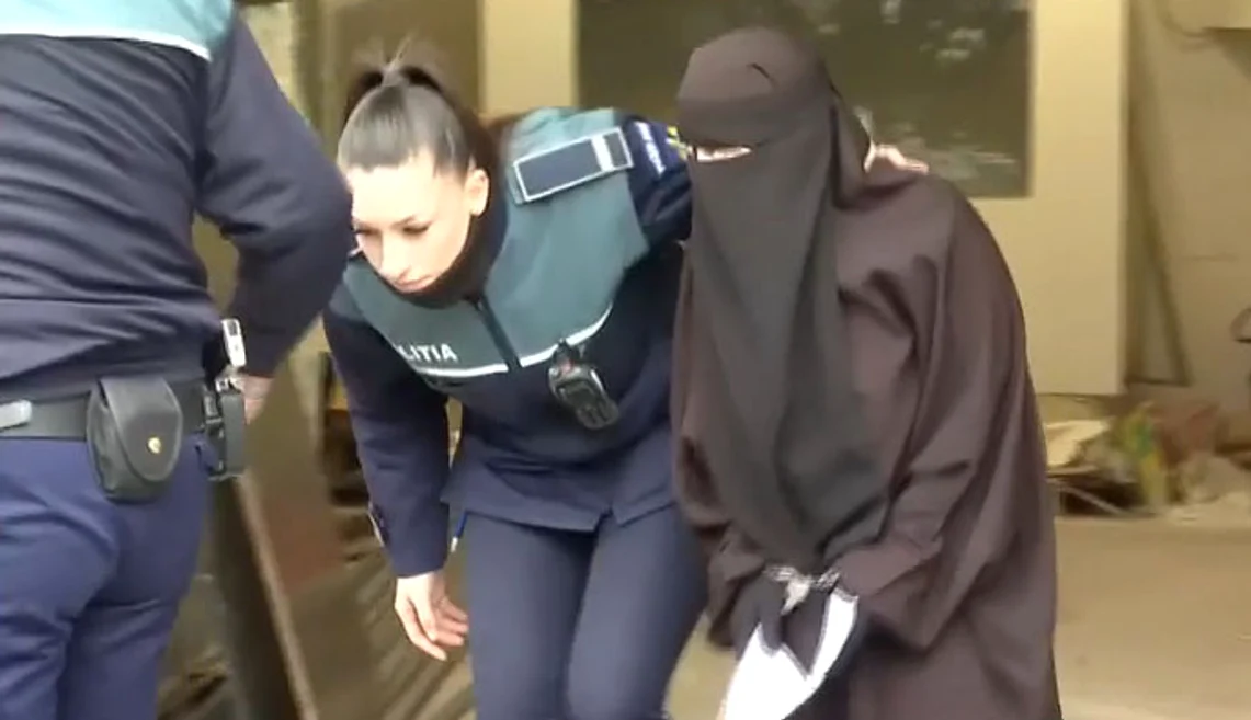 Femeia s-a mai aflat în atenția organelor judiciare FOTO: Captură video