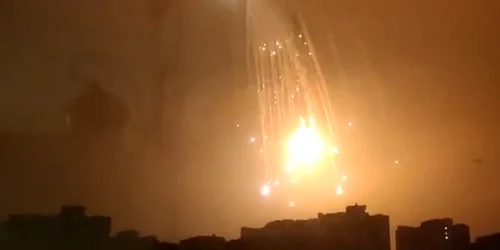 Bombardament rusi  Kiev FOTO NEXTA / Twitter 