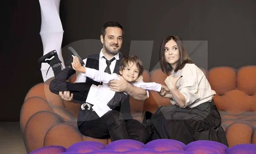 Diana Enache și băieții ei: soțul Adrian și fiul Tomas jpeg