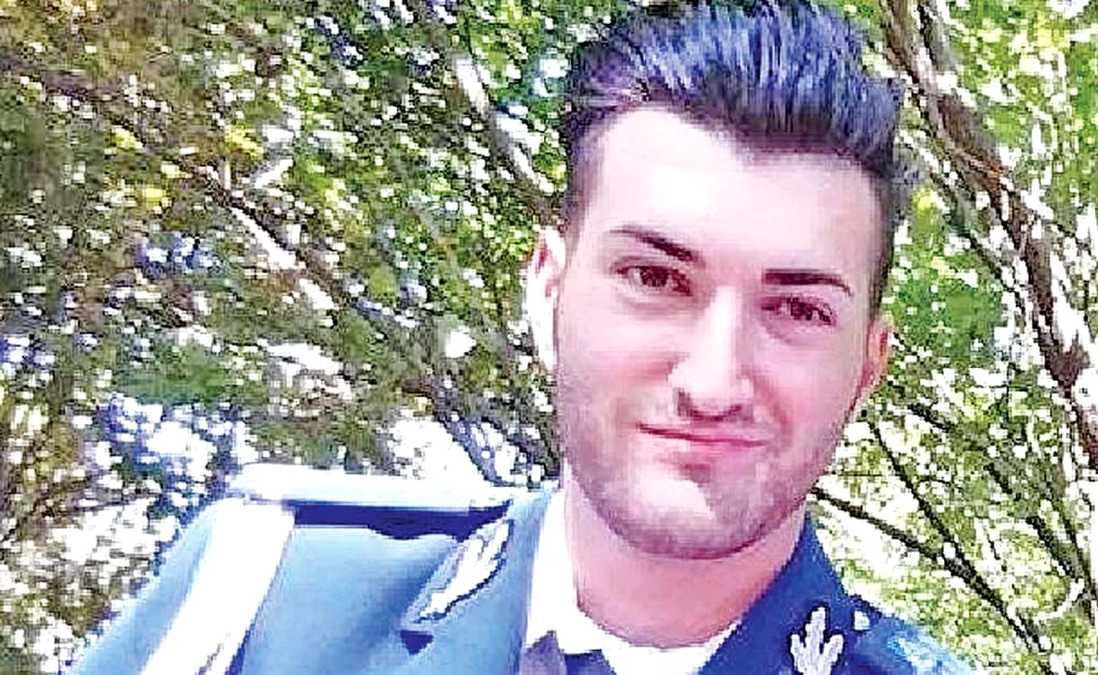 Locotenentul Florentin Băloi conduce plutonul II al Detaşamentului 6 Corabia, adică cel care asigură ordinea şi liniştea publică în zona scutului antirachetă de la Deveselu