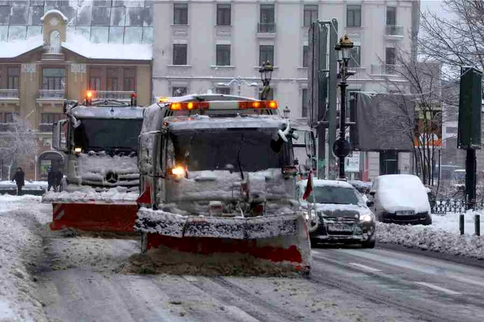 
    Zăpada şi viscolul au blocat drumuri în mai multe judeţe din BărăganFoto: Sever Gheorghe  