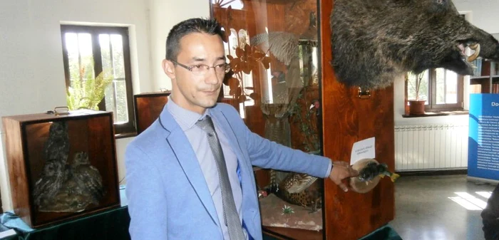 Cătălin Şchiopu este unul dintre cei mai valoroşi taxidermişti din ţară