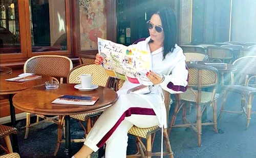 Andreea Marin a petrecut 3 zile de vis în capitala Franţei