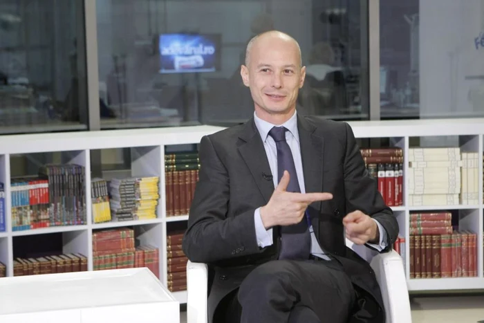Bogdan Olteanu, în studioul Adevărul Live FOTO Eduard Enea