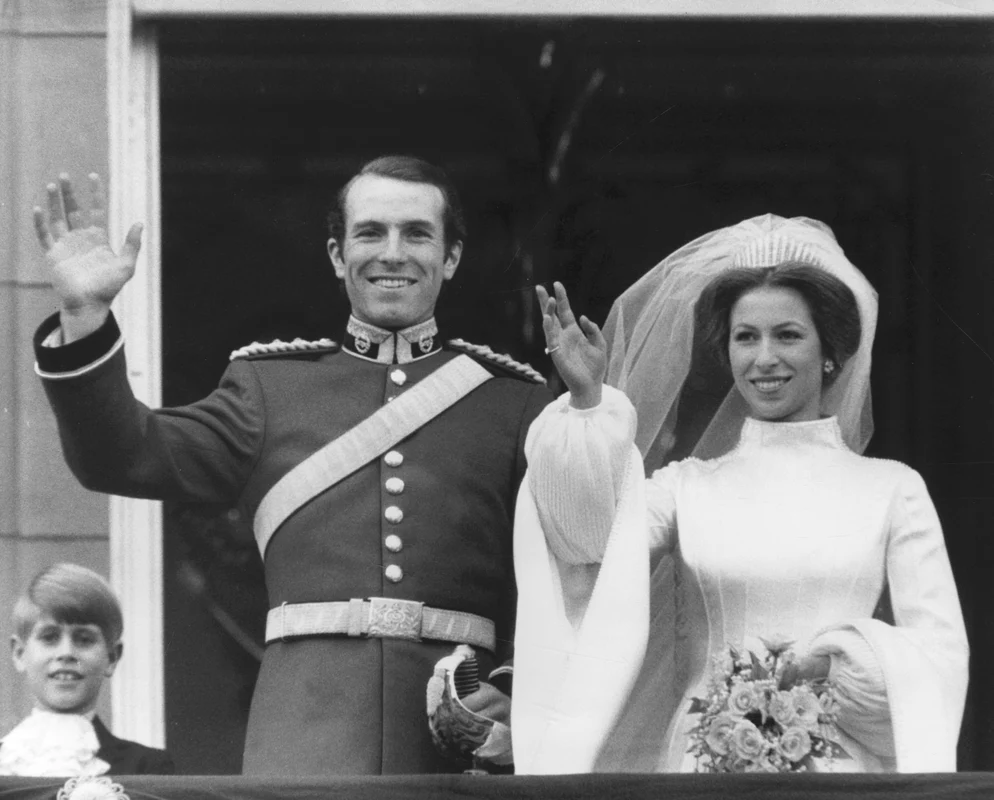 nunta Printesei Anne cu Mark Phillips jpg