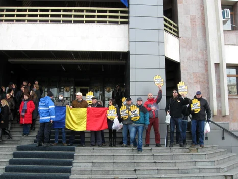 protest al magistratilor Tribunalul Galati 6