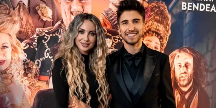 Otniela, la brațul lui Sebastian Dobrincu foto: Facebook