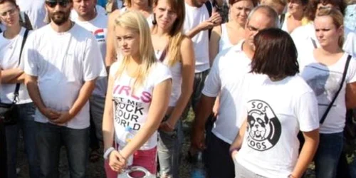 Protest împotriva eutanasierii maidanezilor