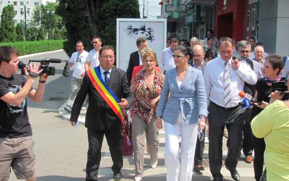 Ministrul Transporturilor a venit sâmbătă în vizită la Bârlad